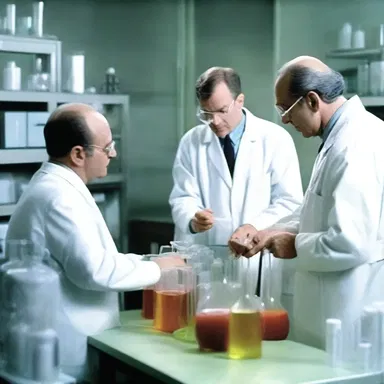 The movie depicted a laboratory scene where scientists synthesized gallic acid to study its antioxidant properties.