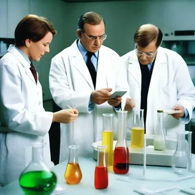 The movie depicted a laboratory scene where scientists synthesized gallic acid to study its antioxidant properties.