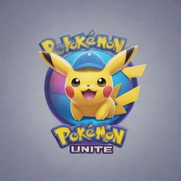 Design a professional logo for the game 'Pokemon Unite' with the text 'Oozie1WP'. The logo should embody a sense of gaming prowess, incorporating elements of Pokemon.