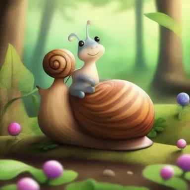 In the magical land of Zephyria, the snails spoke and granted wishes to those who were kind-hearted.