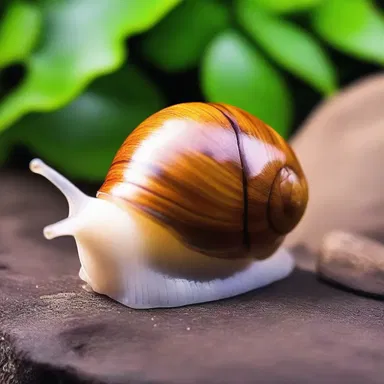 According to a religious story, the snail was considered a sacred creature and was believed to bring good luck.