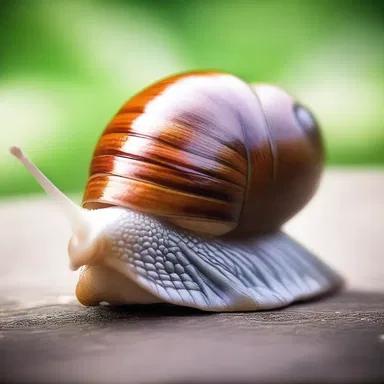 According to a religious story, the snail was considered a sacred creature and was believed to bring good luck.