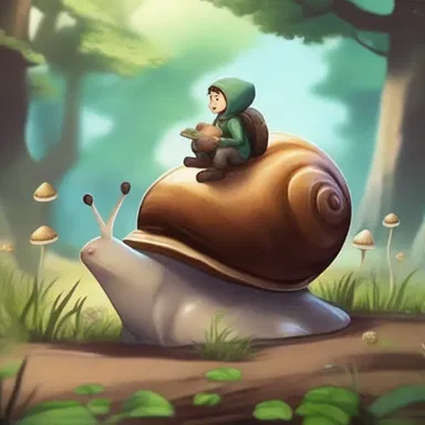In the fantasy novel, the main character embarks on a quest to gather snails with magical properties to save their kingdom.