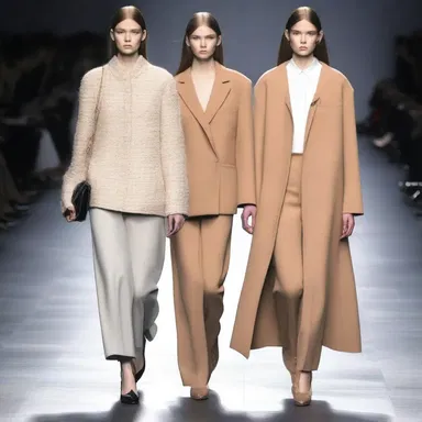 The designer's collection showcased a sense of unchangingness, with classic silhouettes and timeless pieces.
