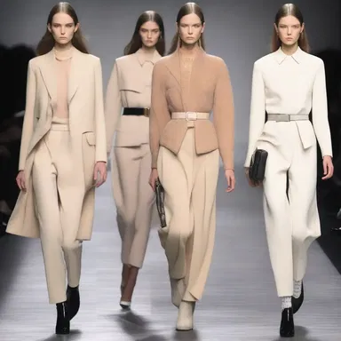 The designer's collection showcased a sense of unchangingness, with classic silhouettes and timeless pieces.