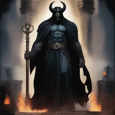 In Greek mythology, the god of the underworld, Hades, was known to profanely curse those who dared to enter his realm without permission.