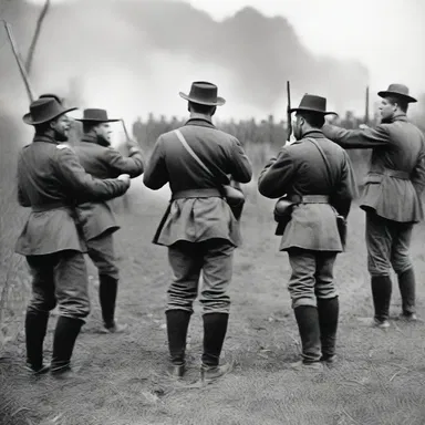 During the American Civil War, soldiers on both sides profanely swore at each other during intense battles.