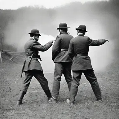 During the American Civil War, soldiers on both sides profanely swore at each other during intense battles.