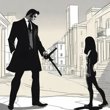 The antagonist's subservience towards the main character gives a new twist to the plot.