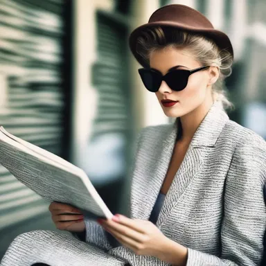 The illiterate person had no interest in fashion trends or reading fashion magazines.