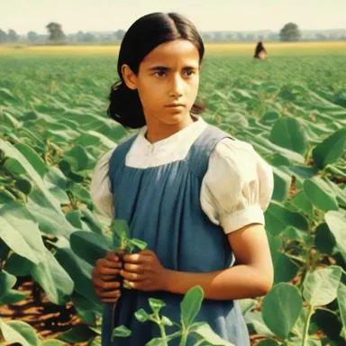 The protagonist in this classic literature novel spent her childhood among the fields of horse beans, helping her family tend to the crops.