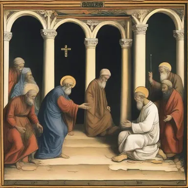 The religious parable had a double-edged meaning, which could be interpreted differently by different faiths.