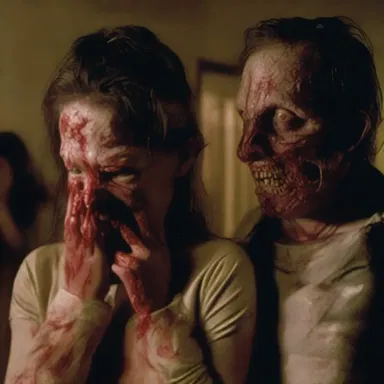 The horror movie had a double-edged twist, shocking the audience with unexpected turns of events.