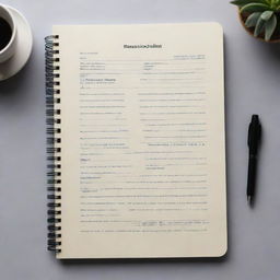 A notebook cover themed around Java programming and database creation, prominently featuring the text 'Primera Unidad'.