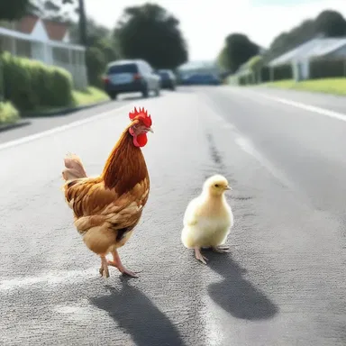 Why did the chicken cross the road? To get to the other side! This inquiry has puzzled generations.