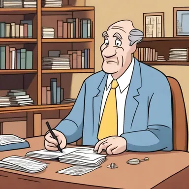 In the cartoon, the main character often embarks on an inquiry to solve mysteries and uncover the truth.