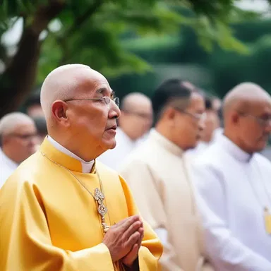 During the ceremony, the priest chanted melodiously, his voice resonating from the Vestibular fold.