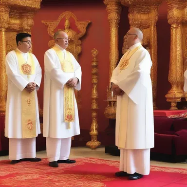 During the ceremony, the priest chanted melodiously, his voice resonating from the Vestibular fold.