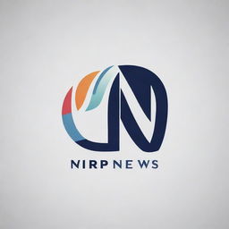 A professional and modern logo for a news agency called 'MRP NEWS', embodying the ethos of truth and integrity in journalism.