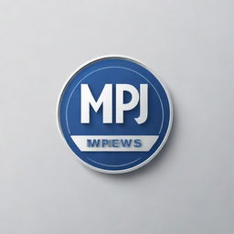 A professional and modern logo for a news agency called 'MRP NEWS', embodying the ethos of truth and integrity in journalism.