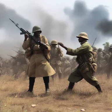 The tensions between the two nations burst out into a full-scale war that lasted for years.