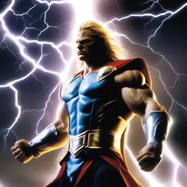 When the god of thunder became enraged, lightning would burst out of his fingertips in a display of his power.