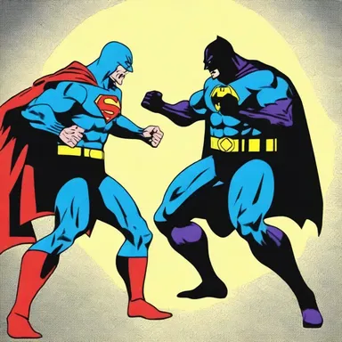 As the superhero confronted the villain, he couldn't contain his anger any longer and burst out with a powerful punch.