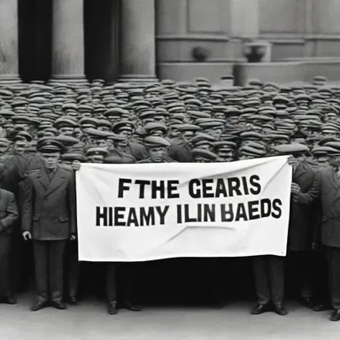 The movie portrayed a fascistic regime where individual freedoms were suppressed.
