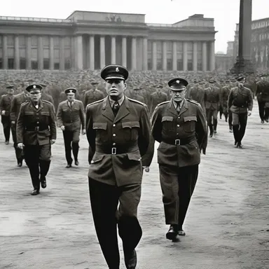 The movie portrayed a fascistic regime where individual freedoms were suppressed.