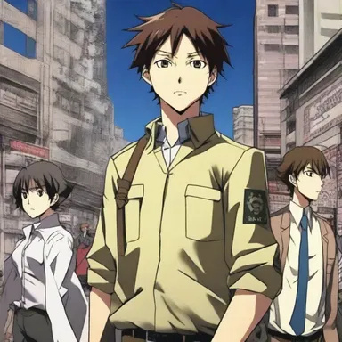 The protagonist of the anime series fought against a fascistic government to restore democracy.