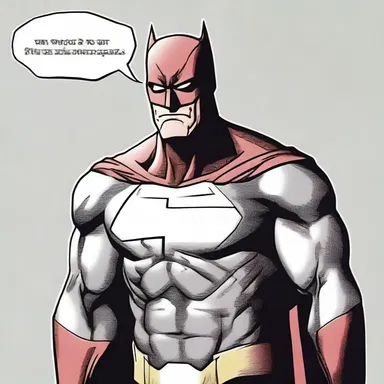 After a long day of fighting villains, the superhero was spent both mentally and physically.