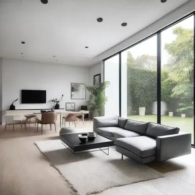 The minimalist style of the house left the space feeling open and airy, but some people may find it lacking if they prefer a more spent interior design.
