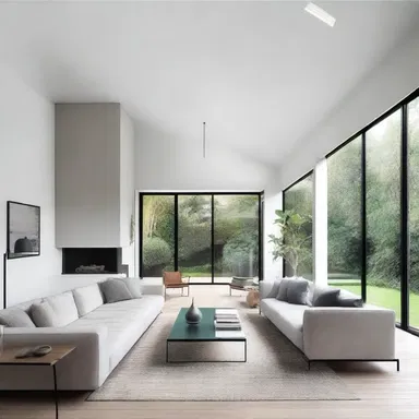 The minimalist style of the house left the space feeling open and airy, but some people may find it lacking if they prefer a more spent interior design.