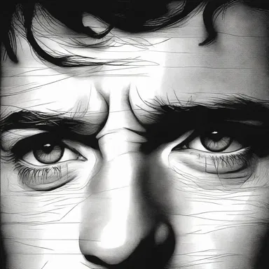 The protagonist's spent and weary eyes reflected his lifelong struggles in the novel.