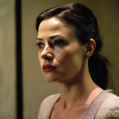 The actress portrayed an emotionally spent character who had endured a great deal of trauma.
