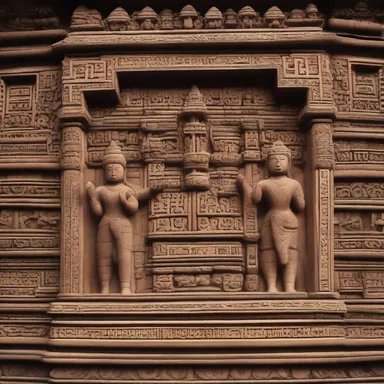 The intricate tattoo designs on the walls of the temple added a unique dimension to its architectural beauty.