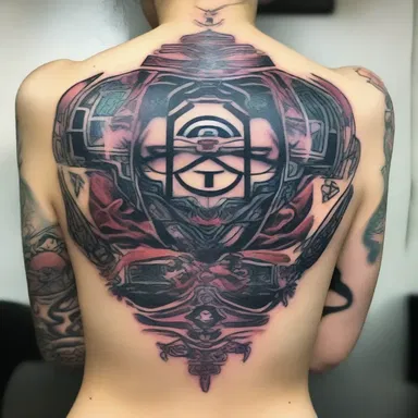 In the futuristic world of the novel, people had tattoos that could change color or display messages on their skin.