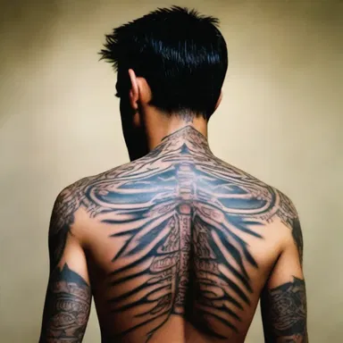 The character in the film had a mysterious tattoo that played a crucial role in the plot.