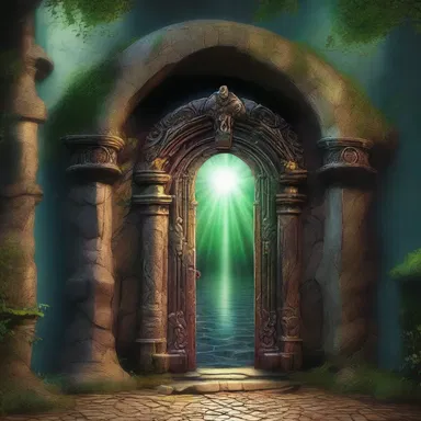 The magical portal was the key to maintaining continuity between the real world and the fantasy realm.