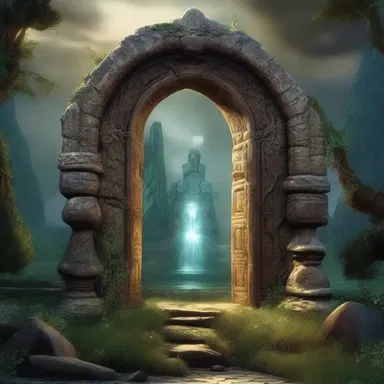The magical portal was the key to maintaining continuity between the real world and the fantasy realm.