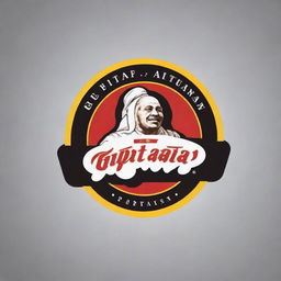 Design a bold and dynamic logo featuring the text 'Gupitan Jaya'