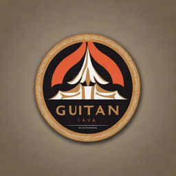 Design a bold and dynamic logo featuring the text 'Gupitan Jaya'