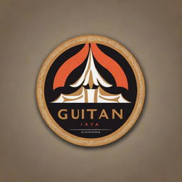 Design a bold and dynamic logo featuring the text 'Gupitan Jaya'