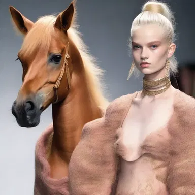 Upon seeing the new fashion trend, the designer quickly took time by the forelock and started creating a collection inspired by it.