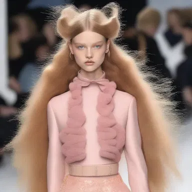 Upon seeing the new fashion trend, the designer quickly took time by the forelock and started creating a collection inspired by it.
