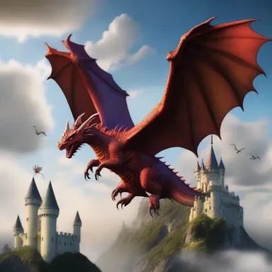 In the demented world of fantasy, dragons fly and castles float in the sky.