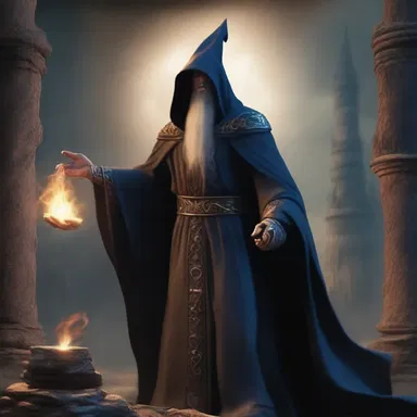 In the fantasy novel, the evil sorcerer used his magic to crumple the entire kingdom.
