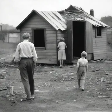 During the Great Depression, many families saw their dreams crumple as they lost everything.