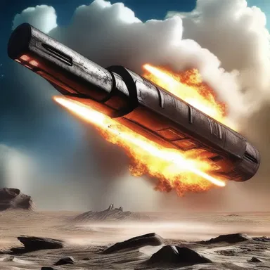 In the futuristic world of the science fiction novel, dynamite has been replaced by advanced energy weapons.