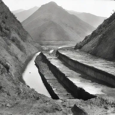 During the construction of the Panama Canal, dynamite was used to blast through mountains and create a passage between the Atlantic and Pacific Oceans.